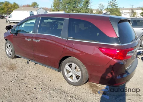 2019 Honda Odyssey Ex-L from USA, damaged, VIN 5FNRL6H79KB135310
